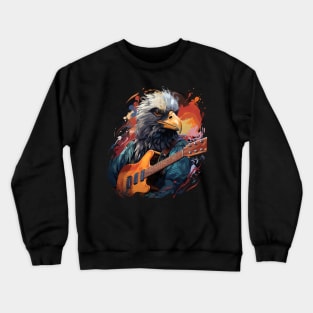 Albatross Playing Guitar Crewneck Sweatshirt